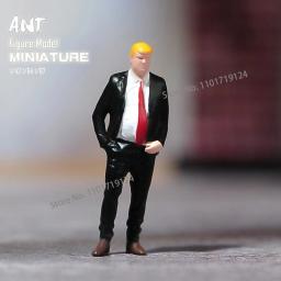 USA President Trump Figure, Diorama Street Scene, Sand Table Prop, Coleção de Modelos, Miniaturas, 1:18, 1/24, 1/64, 1/43, 1/87 - Image 5