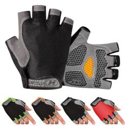 Luvas de meio dedo respirável, anti derrapante, para ciclismo, fitness, musculação, crossfit, exercício, esportes - Image 1