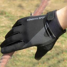 Luvas de ciclismo verão fino equitação macio respirável proteção uv dedo cheio ajustável das mulheres dos homens da motocicleta bicicleta esportes luva - Image 3