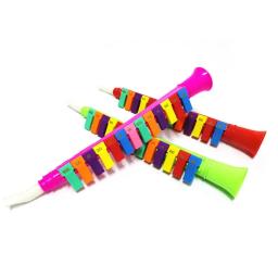 Crianças crianças 13 teclas colorido melodica plástico clarinete instrumentos de música brinquedo - Image 2
