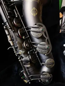 Japonês Suzuki Saxofone Tenor, Bb Tune, Antique Cobre Shell Decoração, Instrumento Musical Profissional, Acessórios Caso, Preto - Image 1