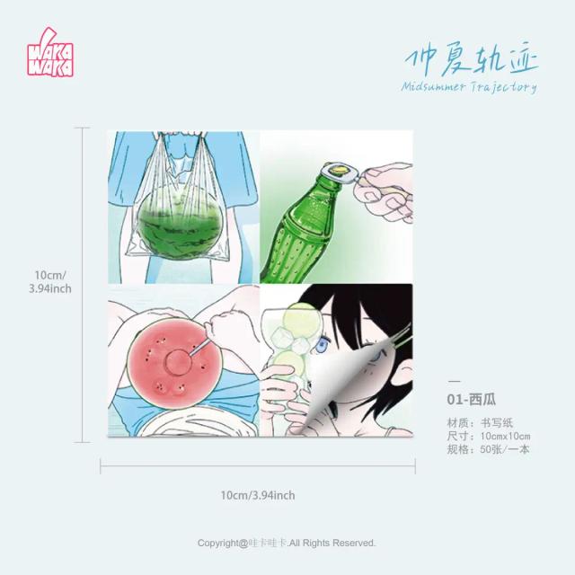 Memo Pad Decorativo Kawaii para Scrapbook e Artesanato - Ideal para DIY e Acessórios de Mesa