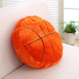 Basquete brinquedo de pelúcia para decoração, vida real bola, travesseiro, almofada, futebol, beisebol, rugby, decoração interior criativa, presente, 35 cm, 45cm - Image 4