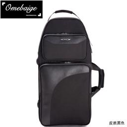 Fagote Padrão PU Couro Preto Instrumentos De Vento Mochila, saco De Fagote - Image 1