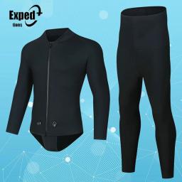 Jaquetas masculinas de neoprene, calças de surf, snorkeling, mergulho, subaquático, roupas de pesca submarina, equipamento kitesurf, 3mm - Image 1