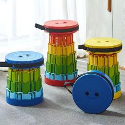 Fezes de acampamento dobráveis resistentes, fezes portáteis e retráteis, essenciais para uso doméstico e externo, capacidade de carga de 450 lb - Image 3