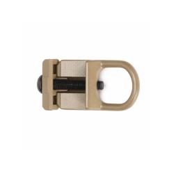 Ao ar livre tático quadrado cordão sling montagem giratória qd arma rifle ak caça airsoft m416 acessórios ar15 metal fivela espingarda - Image 3