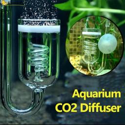 Difusor De CO2 Dióxido De Carbono Espiral De Vidro Do Aquário Atomizador Difusor Com Ventosa Para Aquário Fish Tank Acessórios Suprimentos - Image 1