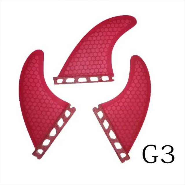 Finas Quilhas de Fibra de Carbono Bilong Futures G3 para Pranchas de Surf e SUP