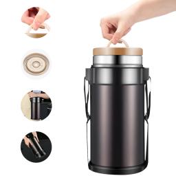 GIANXI-Lancheira Térmica Portátil, Aço Inoxidável, Preservação de Calor, Bento Box, Recipiente de Alimento com Lunch Bags - Image 4