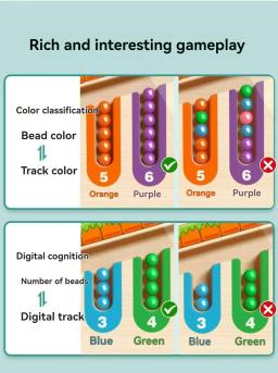 Labirinto magnético infantil bola de caminhada treinamento de concentração do bebê, escrita pensamento lógico 3 anos de idade educação precoce quebra-cabeça para - Image 5