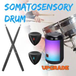 Portátil Somatosensory Drum Set para Iniciantes, Bateria Eletrônica, Air Simulação Bateria, Virtual Drum Kit, Adultos Prática - Image 1