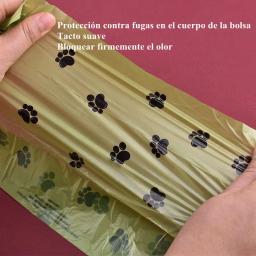 Saco De Lixo Biodegradável Pet, Sacos De Cocô De Cão, Bulk Perfumado Poop Bag, Sacos De Resíduos De Gato Degradável, Poop Dog Dispenser, 1/42 Rolo - Image 4