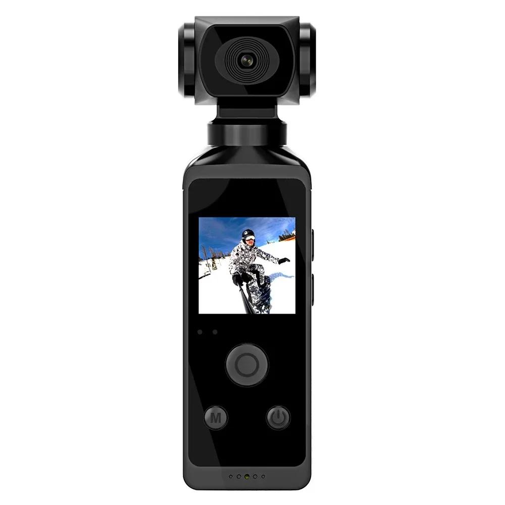 4K Ultra HD Câmera de Ação de Bolso, Rotativo 270 °, Vlog, WiFi Mini Sports Cam, Estojo impermeável, Capacete, Viagem, Bicicleta, Gravador de Motorista - Image 1
