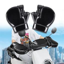 Luvas de guiador Windproof, Bike Hand Warmer Mitts, flexíveis, elásticos, regalos para ATV, Scooter, Snowmobiles, inverno - Image 4