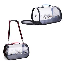 Portátil claro pássaro papagaio transporte gaiola respirável pássaro transportadora saco de viagem pequeno animal estimação coelho cobaia porco chinchila saco ao ar livre - Image 5