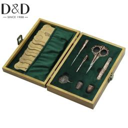 Antigo bordado Scissor Kit, Estilo Europeu Scissor Set, Cobre Vermelho, Aço Inoxidável Costura Ferramenta - Image 1