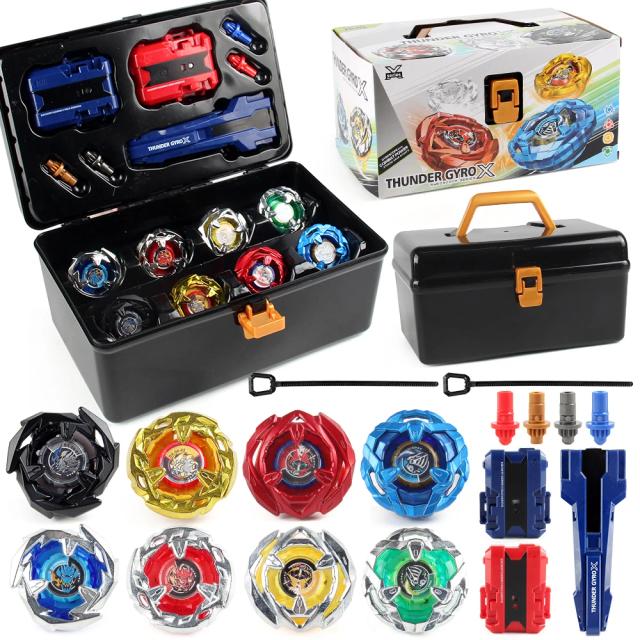Bey X Brinquedos Giroscópio Metal Batalha Tops com Lançadores Caixa Conjunto Presente