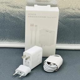 Honra-carregador super rápido 66w, adaptador de carregamento super rápido 6a cabo para honra mágica v3 v2 v 6 5 4 3 pro 100 90 80 70, original - Image 1