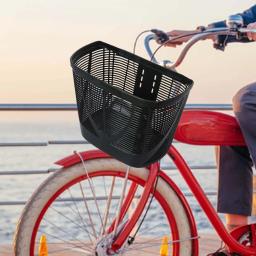 Cesta de armazenamento de bicicleta portátil frontal, fácil de instalar, cesta de guiador removível para adultos, acessórios de bicicleta - Image 6