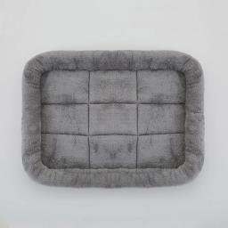 Tapete de cama quadrada macia para animais de estimação, almofada calmante para cães, gato, pequeno, médio, grande, suprimentos de almofada - Image 4