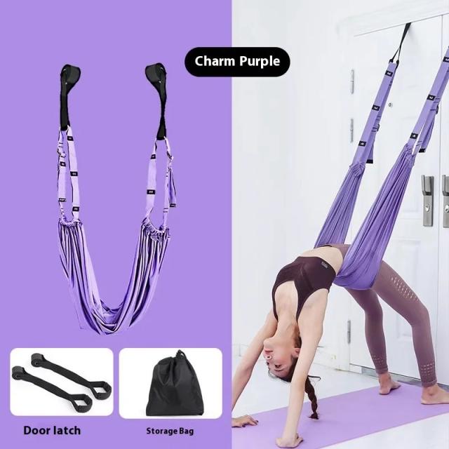 Rede Aérea Ajustável para Yoga e Pilates - Equipamento Fitness Doméstico