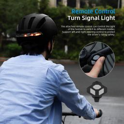 Capacete de bicicleta Ulip-Smart com luzes de sinalização LED para homens e mulheres, segurança noturna, carro elétrico, scooter, bicicleta, equitação, peças do capacete - Image 2