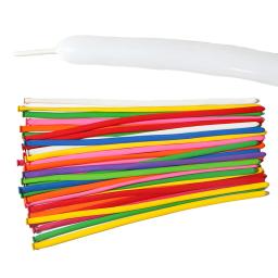 260q 100 pçs longo balões kit 1.8g espessamento látex magro balões para festa de aniversário casamento decoração natal diy crianças brinquedos - Image 3