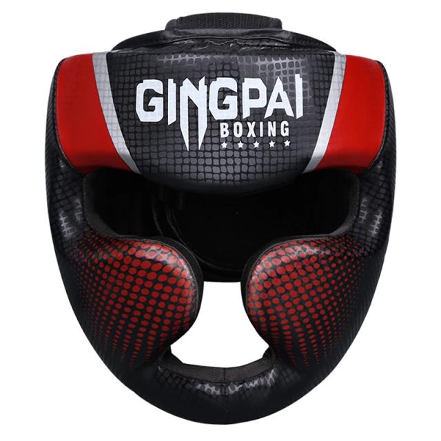 Capacete PU Sanda Boxe para Adultos com Proteção Espessada - Headguard para Taekwondo e Artes Marciais