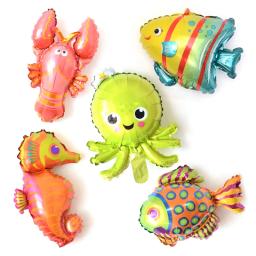 Balões de animais marinhos para crianças, Presentes de aniversário, Decoração do tema do oceano, Baby Shower, Cavalo marinho, Estrela do mar, Golfinho, Tubarão - Image 5