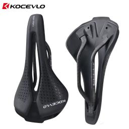 KOCEVLO-Assento de bicicleta acolchoado, Sela MTB, confortável e macia almofada, assento de bicicleta, couro PU, assento de equitação - Image 1