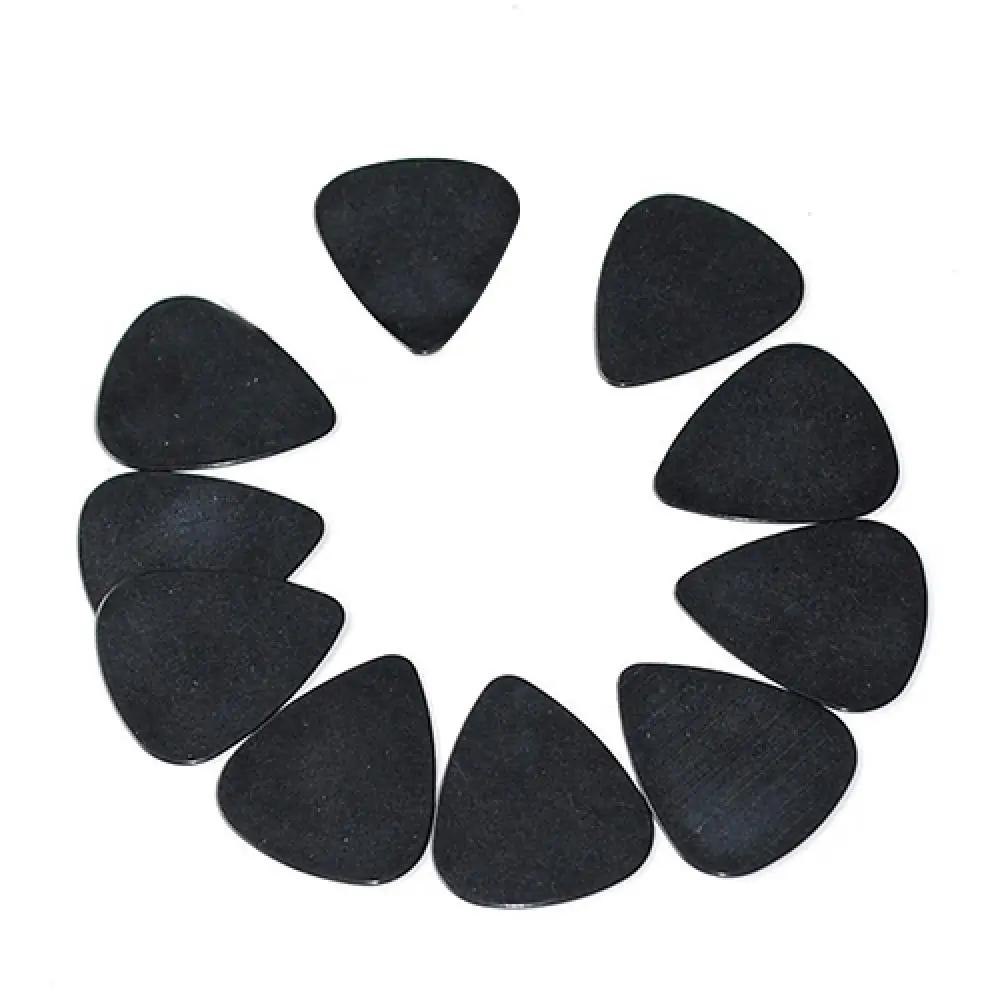 Conjunto de 10 palhetas pretas para violão, acessórios acústicos e musicais, equipamento acústico e musical, 0.5mm - Image 1