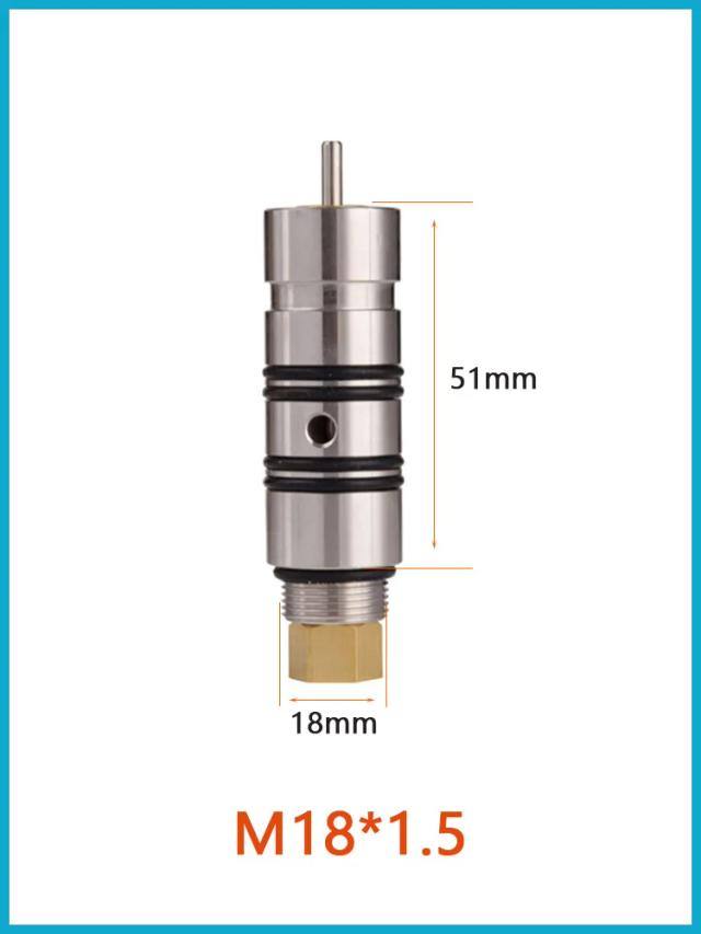 Válvula PCP com Cabeça de Aço Inoxidável para Acessórios de Paintball e Compressores de Ar