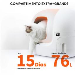 Petkit-Caixa de lixo para gatos Pura Max, auto-limpante, volume extra grande para identificação multi cat, aplicativo desodorante, sacos de lixo - Image 2