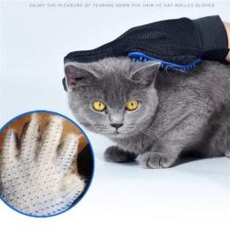 Luvas Self Grooming para Animais De Estimação, Escova De Limpeza, Luva De Derramamento, Produtos De Banho, Gatos E Cães - Image 2