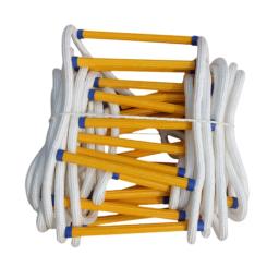 Escada de escape de incêndio de emergência de 16 pés com ganchos multifuncional resistente a chamas 5M escada de corda portátil para engenharia ao ar livre - Image 1