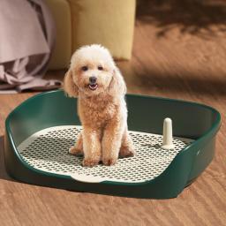 Caixa de lixo portátil para animais de estimação, WC, Potty Pan, Ferramenta de limpeza WC, Anti-Splash, Puppy and Kitten Trainer - Image 3