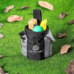 Cão ao ar livre portátil tratar bolsa para treinamento, saco de alimentação, grande capacidade Pet Trainer, saco de cintura, cão suprimentos - Image 5