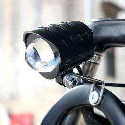 2-em-1 farol led scooter de bicicleta elétrica luz frontal à prova d'água com acessórios de buzina - Image 1