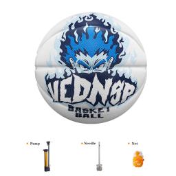 Outdoor Durable Rubber Basketball Ball, Basket Ball para Indoor e Outdoor, Free Needle Net Pump, 3 Camadas, Official Size 7 - Image 2