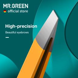 MR.GREEN-Pinça De Sobrancelha, Cabelo Colorido, Beleza Fine Hairs Extrator, Aço inoxidável Slanted Eye Brow Clips, Remoção Maquiagem Ferramentas - Image 1