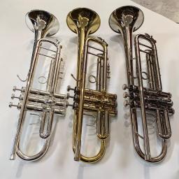 Alta qualidade bb trompete banda estudante jogador profissional instrumento de bronze trompete com saco de concerto - Image 1