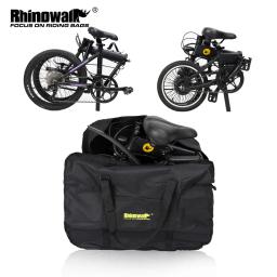 Rhinowalk 16 "20" dobrável bicicleta carry bag portátil bolsa de transporte ciclismo bicicleta caso viagem acessórios bycicle - Image 1