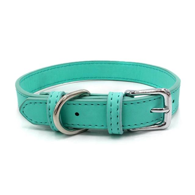 Coleira Ajustável para Cães e Gatos com Fivela Segura - Ideal para Animais de Pequeno e Médio Porte