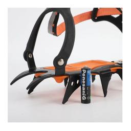 Aço inoxidável Ice Snow Crampons, Gripper de escalada antiderrapante, Capas de sapato, Spike Cleats, Skid Crampons para esporte, 12 dentes - Image 6