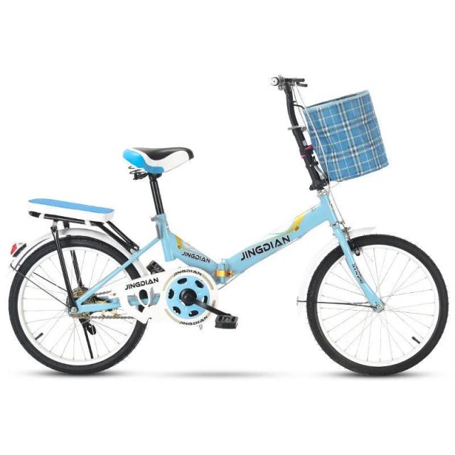 Mountain Bike de Luxo WOLFACE com Cesta Dobrável para Adultos - Roda de 20 Polegadas e Instalação Gratuita