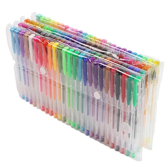 Conjunto de 100 canetas gel coloridas para colorir livros, desenhar Doodle e criar Scrapbooks e Planners
