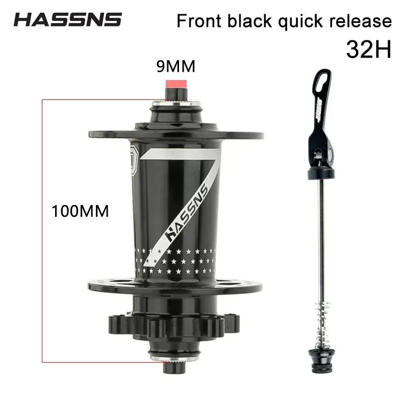 HASSNS Pro7 Cubo para MTB bicicleta, 32, 24 furos traseiros Hub, K7 Cube, 4 Rolamentos, 6 Pawl, 120 Click, 7, 8, 9, 10, 11, 12 Velocidades - Image 1