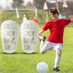 Almofadas de futebol extra pequenas para homens e mulheres, equipamentos de proteção, mini guardas de futebol, meninos e meninas - Image 2