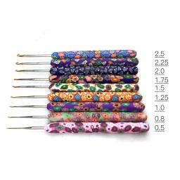 Ganchos de agulhas de tricô de crochê, alça de tecelagem de fio, ferramentas diy, acessórios de costura, agulha de artesanato de tecido de renda, 0,5 mm-2,75 mm - Image 3